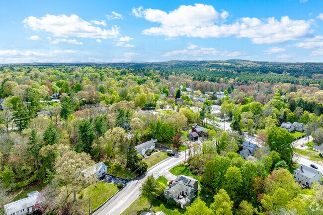 Aerial view of north from Fisher Road in East Sharon.