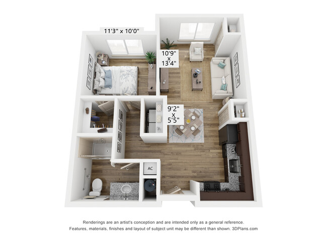 Floorplan - Shoreline Villas - 62+