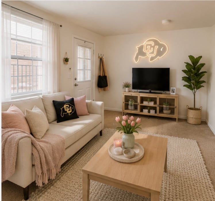 Living Room - Timber Ridge Apartments