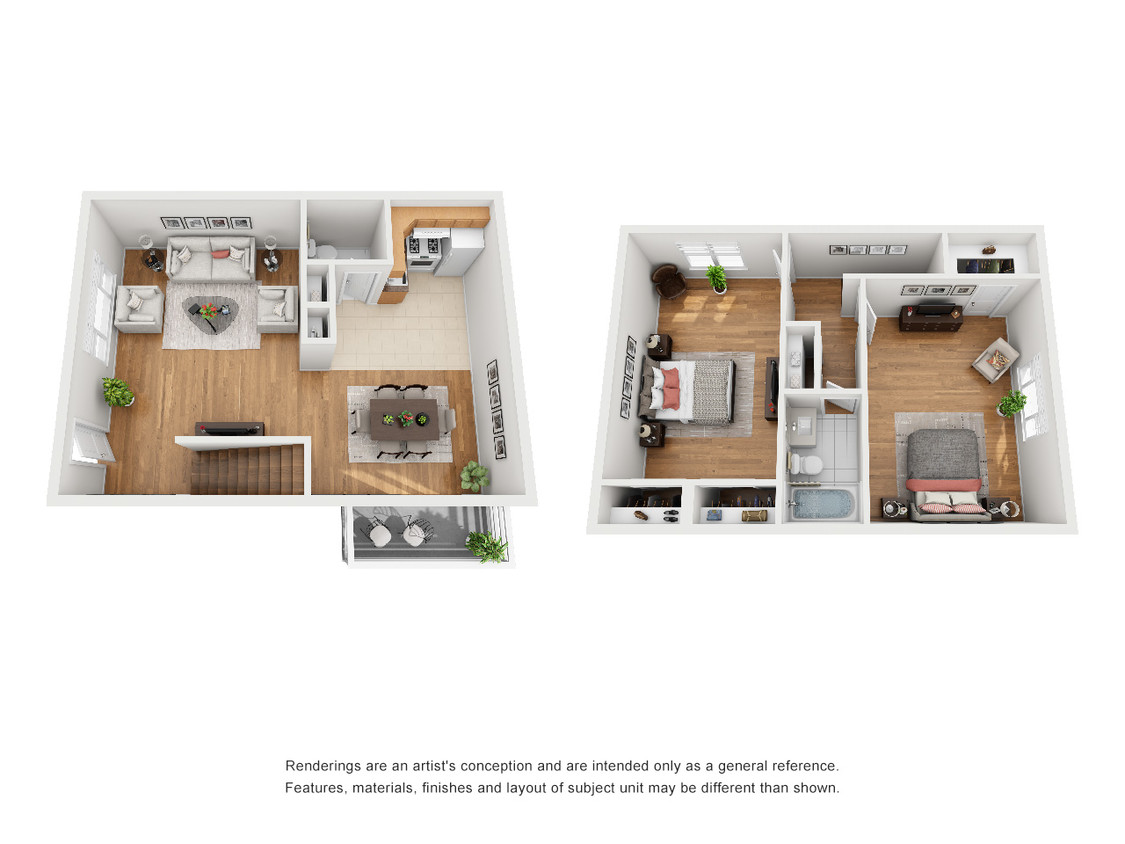 Plano de planta - Monmouth Park Apartments