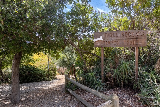 You will find Eagle Rock Canyon Trail at Richard Alatorre Park, in Eagle Rock.