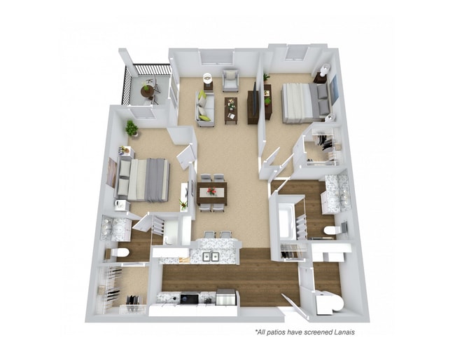 HS_Cottonwood_2b2b_1063_3DR_rev2.jpg - Heron Springs Apartments