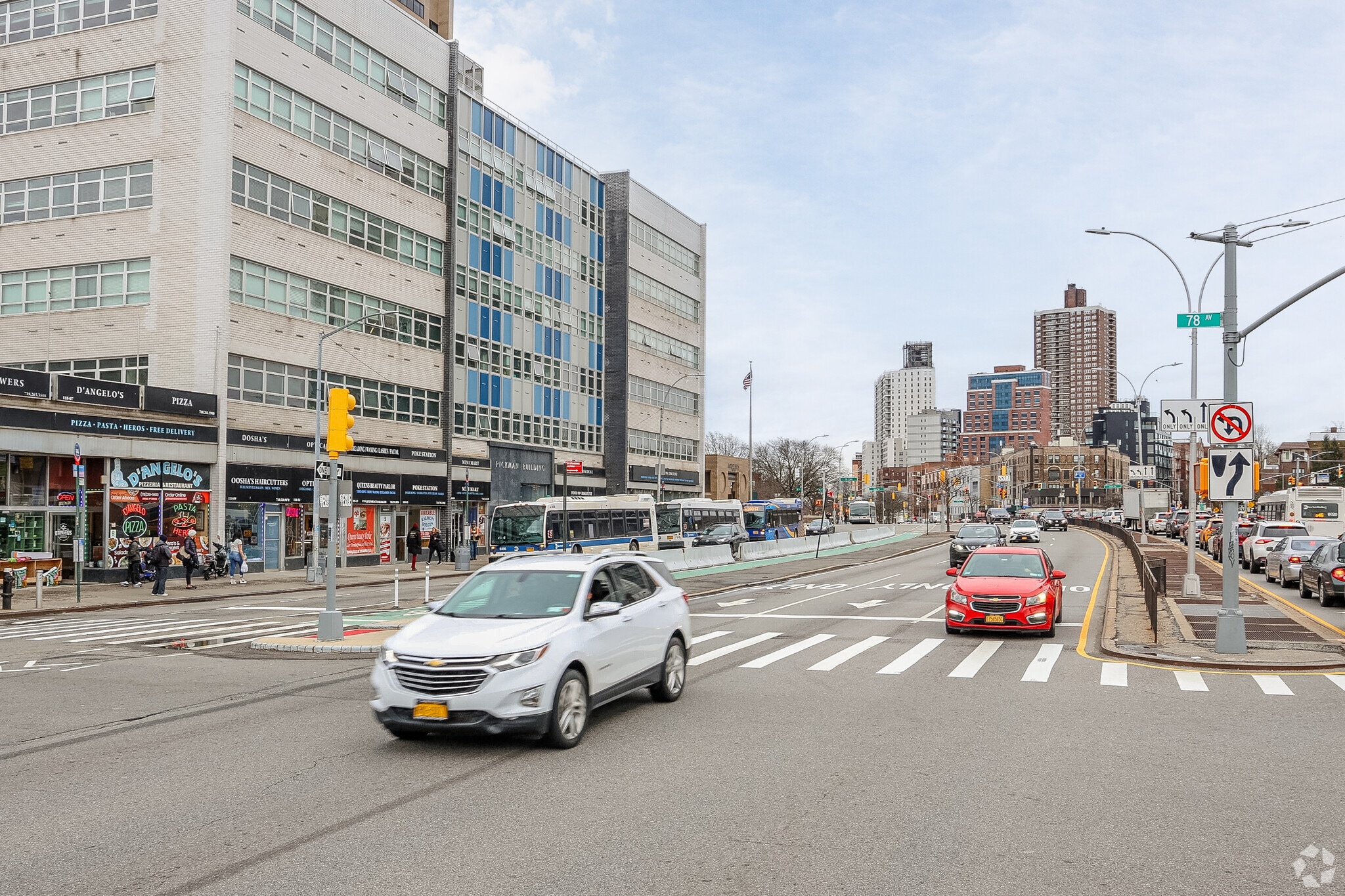 Hudson Yards sits along Manhattan's western side.