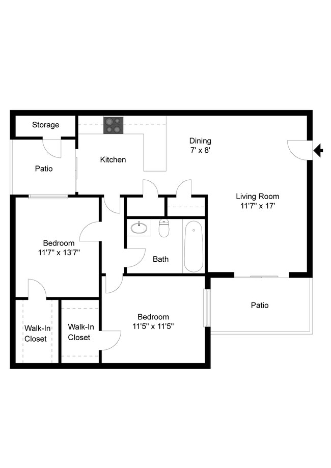 Interior Photo - Spanish Trace Apartments