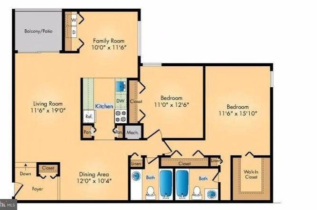 Floor Plan - 7722 Hanover Pkwy