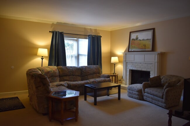 Living Room, furnished, fireplace - 745 Houston Mill Rd NE