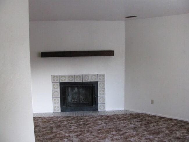Wood burning fireplace in Living Room - 5520 Bowden Loop