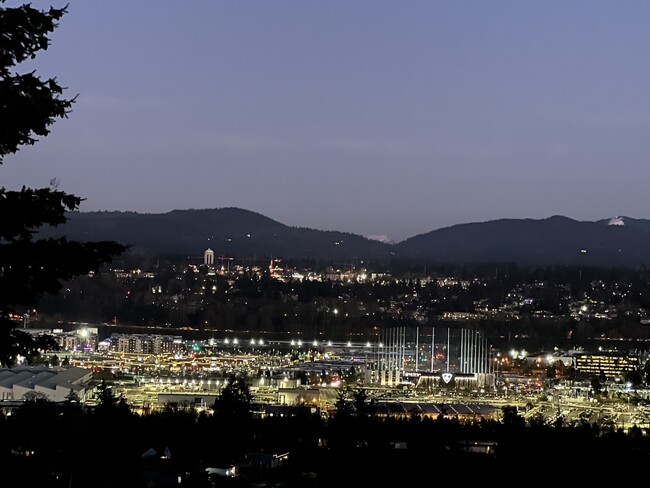 Night deck view of nearby The Landing- new exciting village for shopping/dining/golf /entertainment - 8306 S 124th St