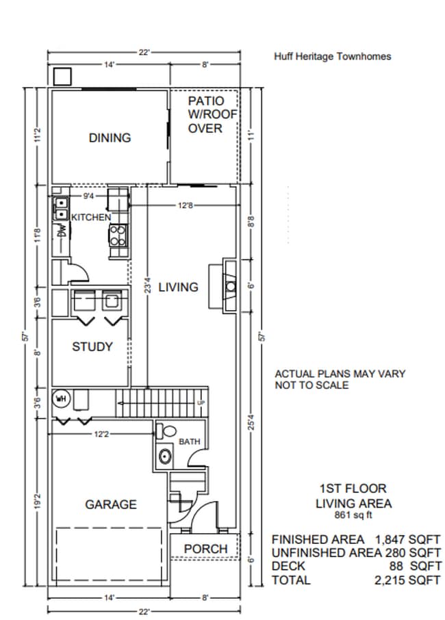 Building Photo - Huff Heritage Townhome  3 Bed, 2.5 Bath  A...