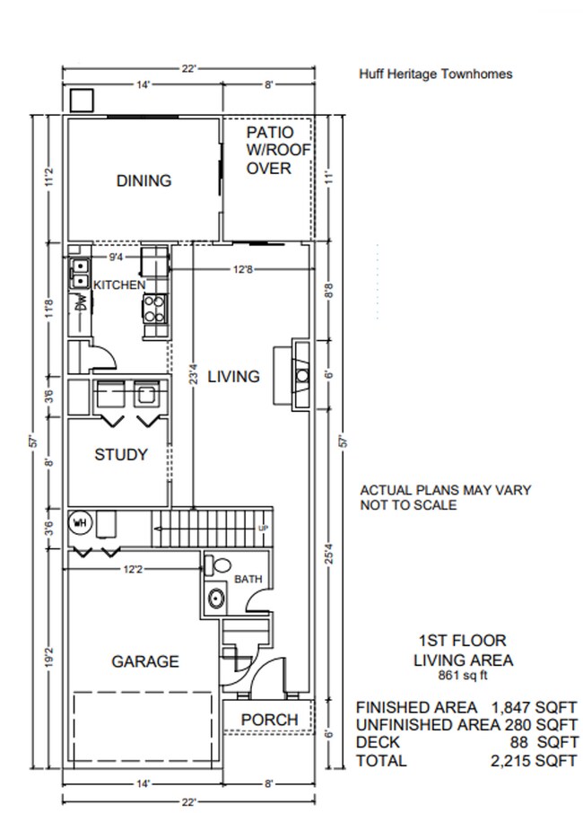 Foto del edificio - Huff Heritage Townhome  3 Bed, 2.5 Bath  A...