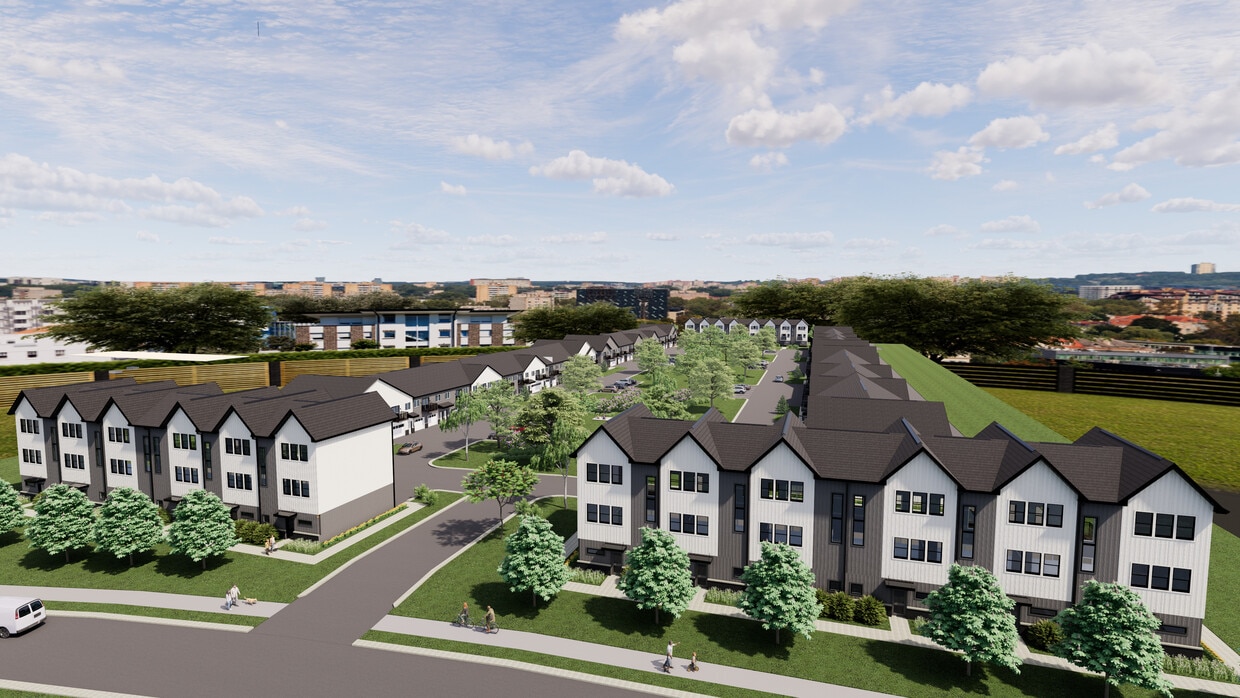 1580 Main Rendering - 1580 Main Apartments