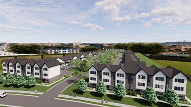 1580 Main Rendering - 1580 Main Townhomes