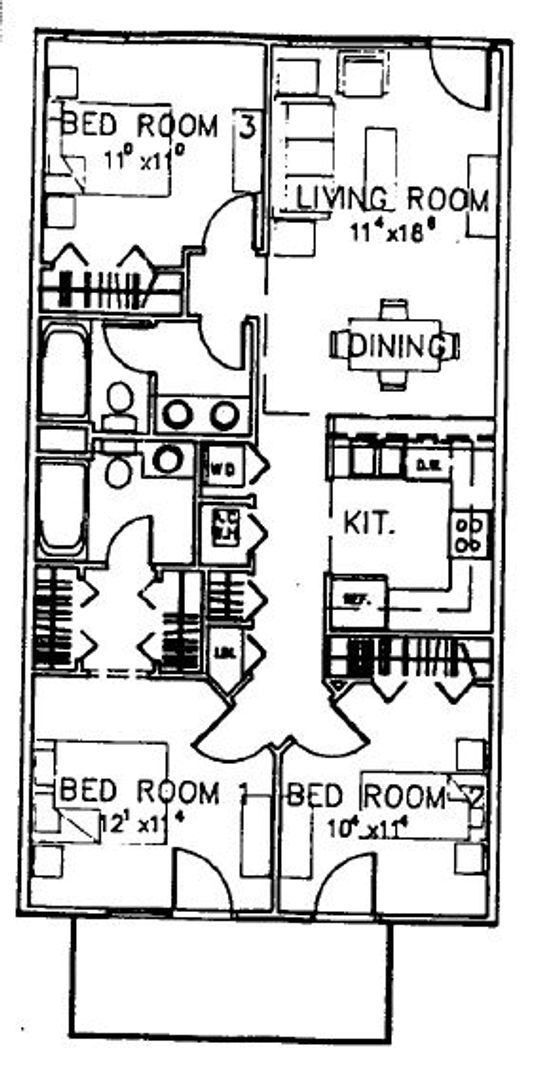 Building Photo - Laurel Villas #105 -3BR/2BA Available for AUGUST 2026 move in!