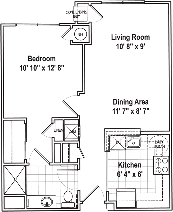 PHASE II- 1 BEDROOM - Chapline House - 62+ Senior Housing