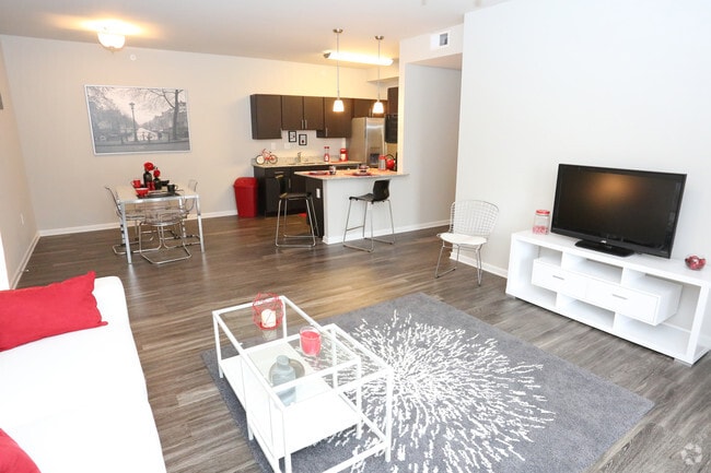 Phase 2 2BR, 2BA - 1,103 SF - Living Room - Ashby Green Apartment Homes