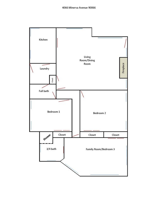 Floor Plan - 4066 Minerva Ave