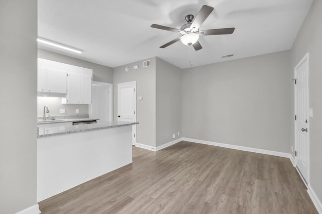Living Room & Kitchen 2 - Lander Place Apartments- 611 Highland Park Dr