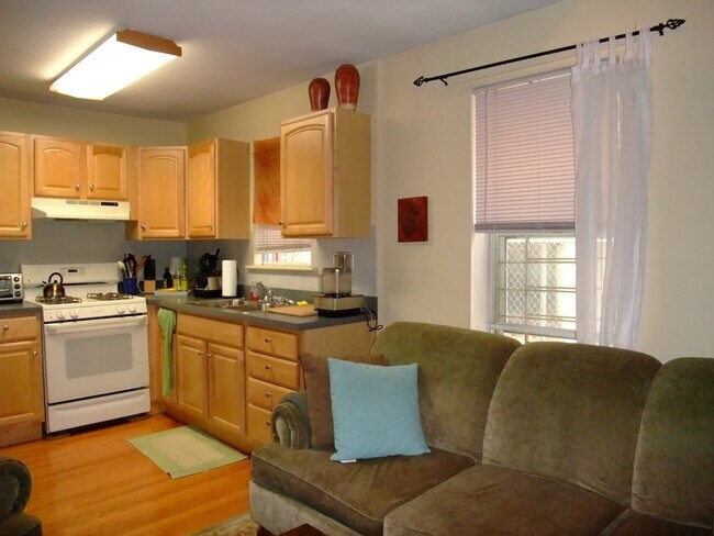 Kitchen opens into Living Room - 2003 Green St