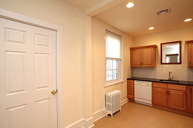 Kitchen with Door To Storage Room - 127 Grape St