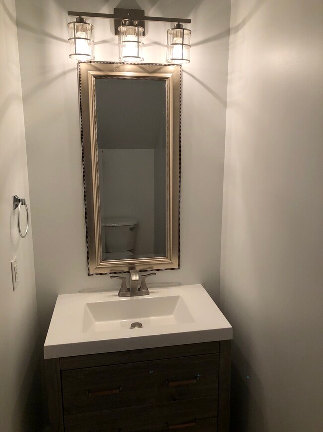 1/2 bathroom downstairs - 809 Benton Ave