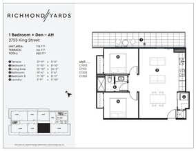 2755 King St - 2 Bedroom - AH - Richmond Yards