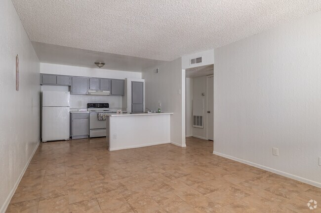 1BR, 1BA - 700SF - Living Room - Las Ventanas