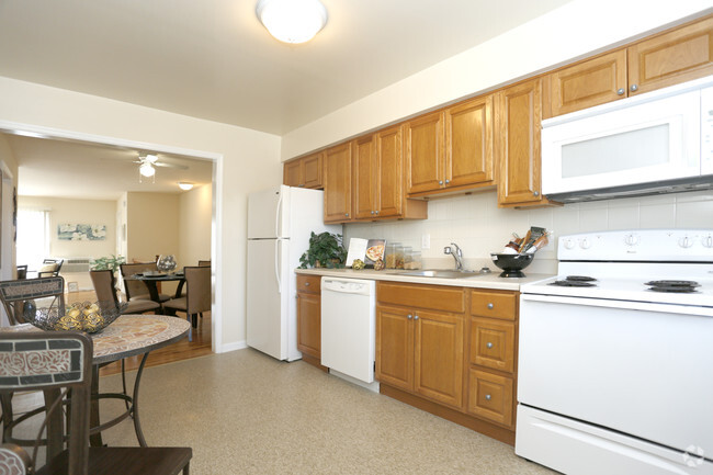 One Bedroom (Model) - Kitchen - Kentwood Village