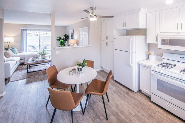 Eat-in remodeled kitchen - Alder Creek Apartments