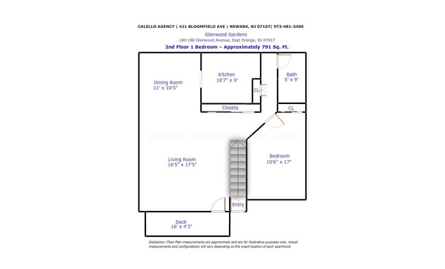 1HAB/1BA - Glenwood Gardens