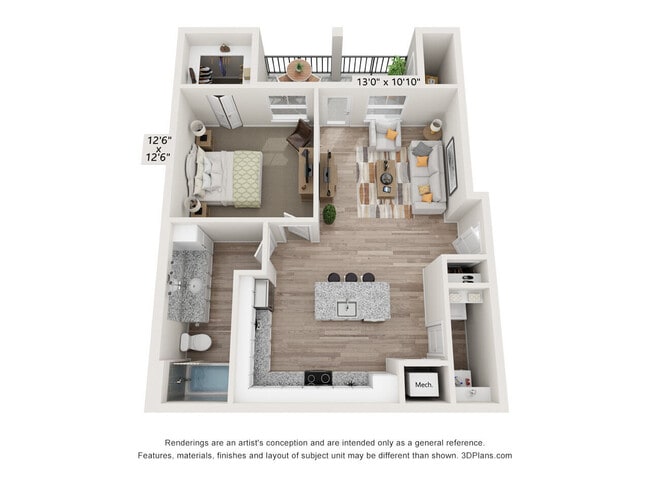 Floorplan - Citrine Apartments