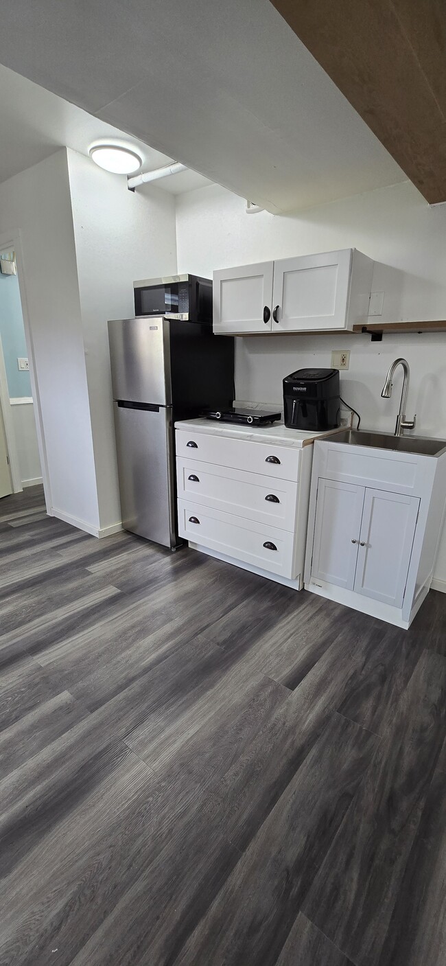 Kitchenette appliances and sink - 7621 46th Pl W