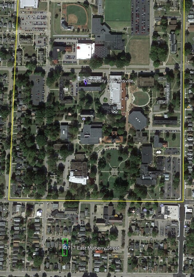 Map Location - 1721 E Mulberry St