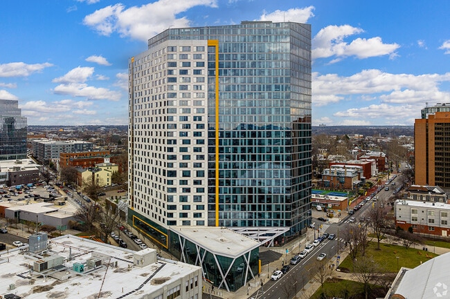 University City offers both high-rises and rowhomes as housing options.