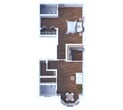 1 Bedroom Floor Plan A9 678 4