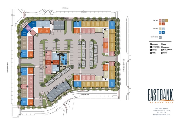 Eastbank River Walk apartments — community logo - Eastbank River Walk