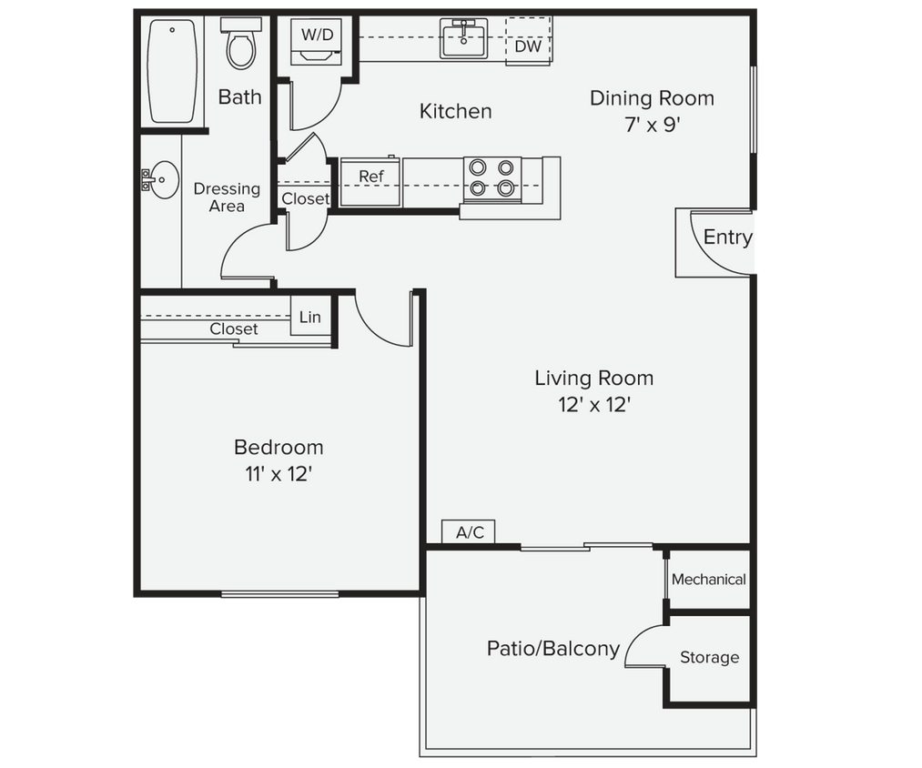 1600 Villa St Unit FL1ID1042A, Mountain View, CA 94041 Apartment for