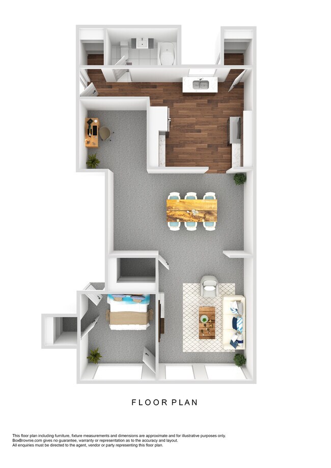 1BR, 1BA Floorplan - 460 Robert St S