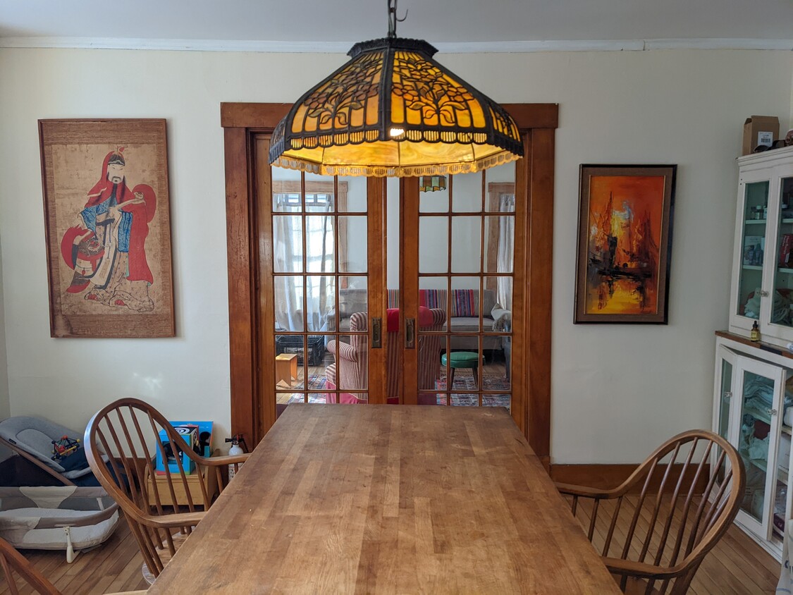 Dining Room French Pocket Doors - 81 Green St