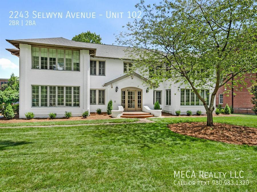 2243 Selwyn Ave Unit 102, Charlotte, NC 28207 Condo for Rent in