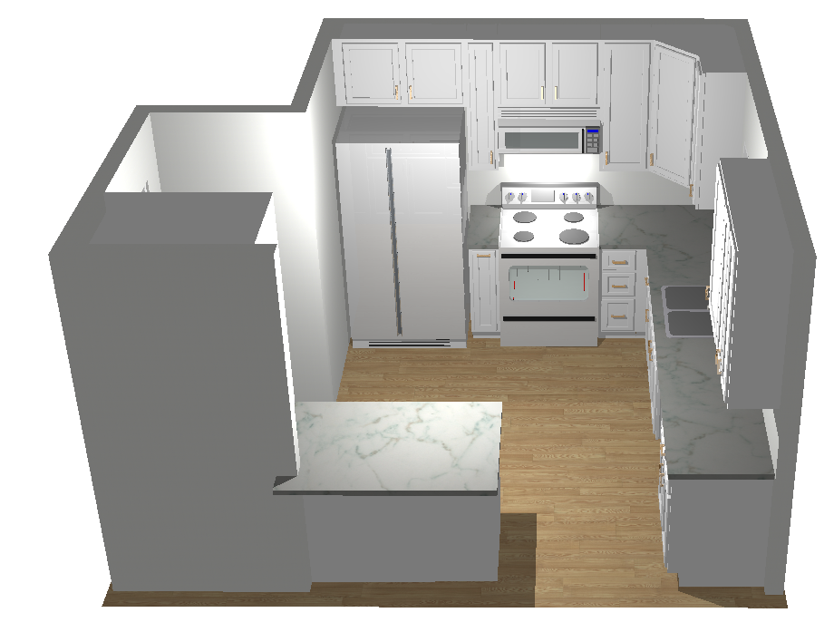 Kitchen is being completely renovated with brand new cabinets, countertops - 1411 Sweetbriar Cir