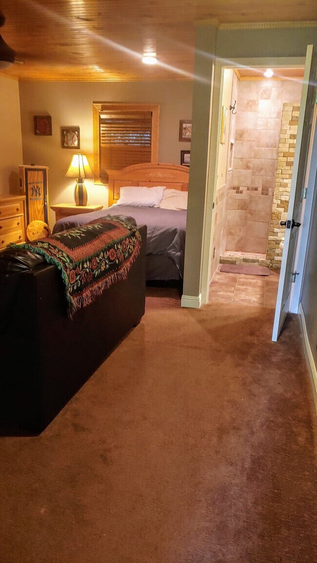 bedroom 1 with bath and shower - 409 Skyline Dr