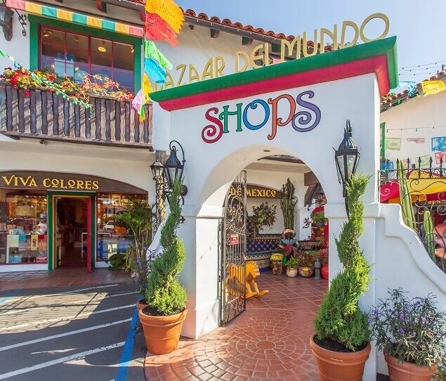 The Bazaar del Mundo hosts special events like Cinco de Mayo and Dia de los Muertos