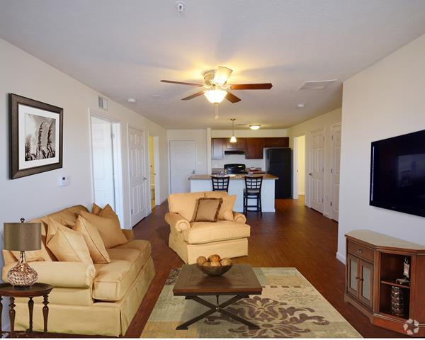 Living Room - The Residences at Washington Street