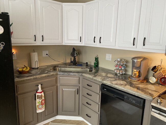 Taupe and white cabinets cabinets - 3305 Colby Ln