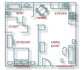 1BR/1BA - Cactus Trail