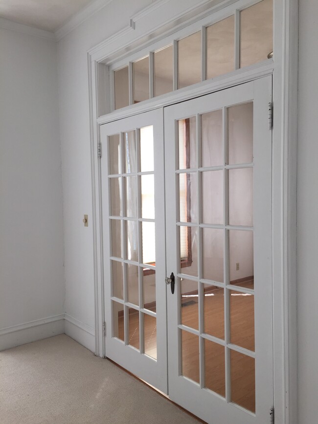 Living Room / Kitchen French Doors - 412 Iowa Ave