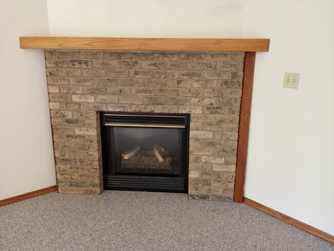 Chimenea de gas en la sala de estar - W3183 Westowne Ct