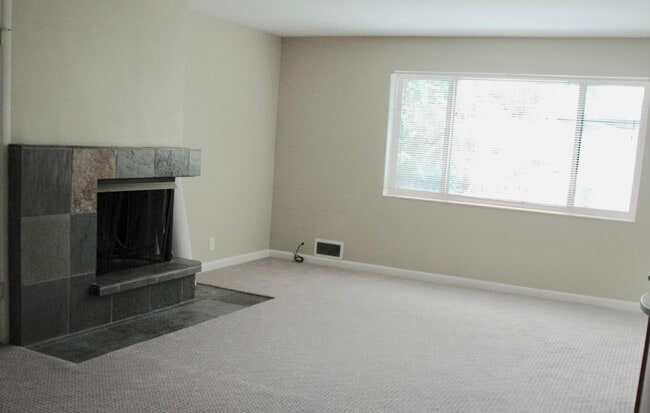 Fireplace and west-facing window - 3472 S 1100 E