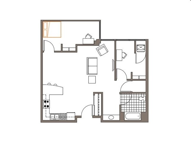 1HAB/1BA - The Marq