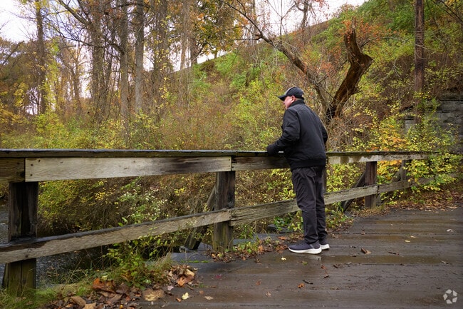 Corbett's Glen Nature Park features scenic streams and wooded trails.